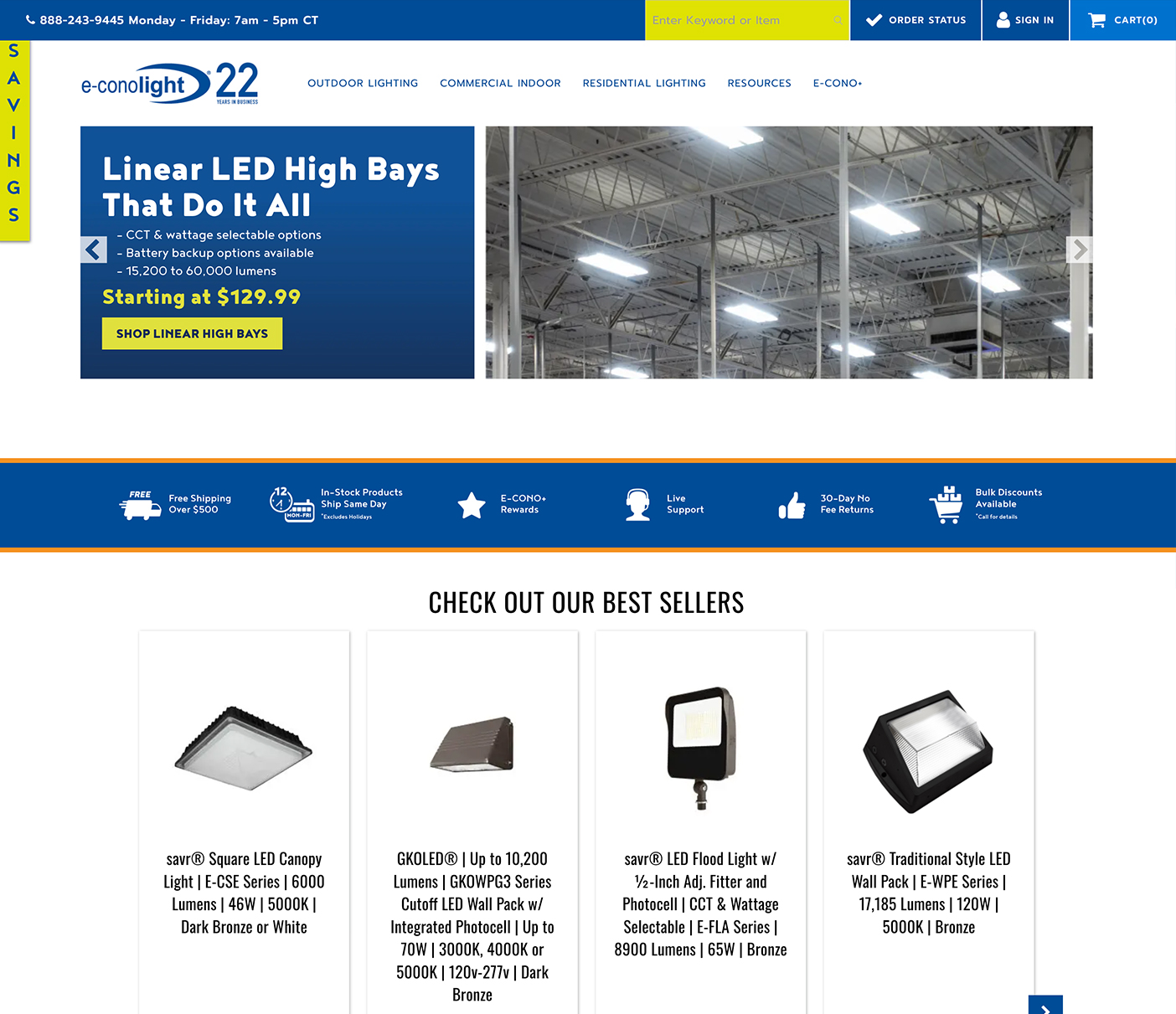 e-conolight site